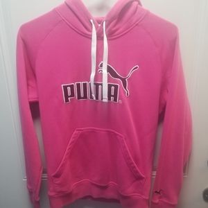 Puma Pink Women Hooded Sweatshirt